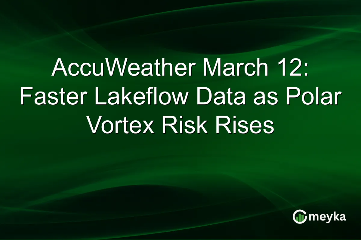 AccuWeather Enhances Data Pipeline to Improve Weather Forecasting