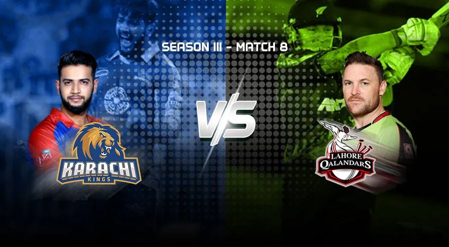 lahore qalandars vs karachi kings — IN news