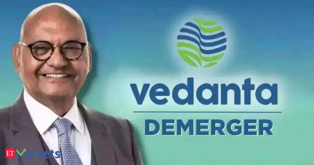 Vedanta demerger causes a significant share price adjustment