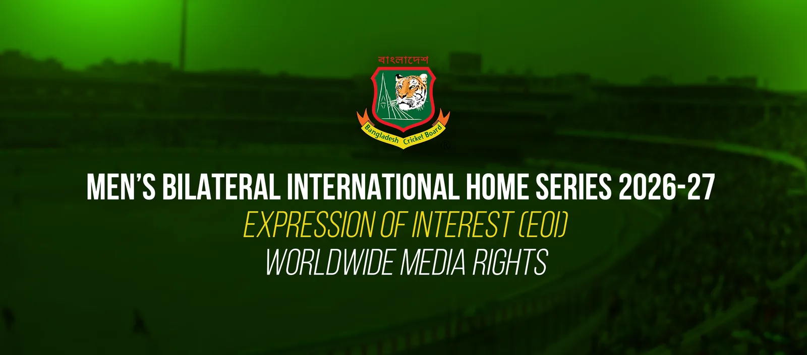 Bangladesh Cricket Board invites bids for media rights, includes India series
