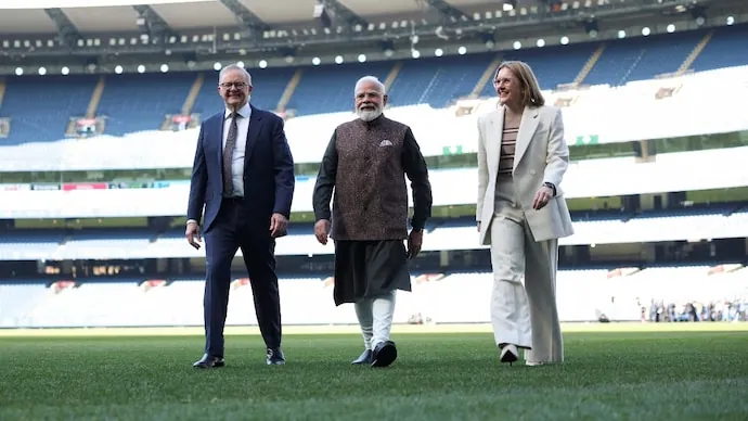 Australian Prime Minister Anthony Albanese, Indian Prime Minister Narendra Modi