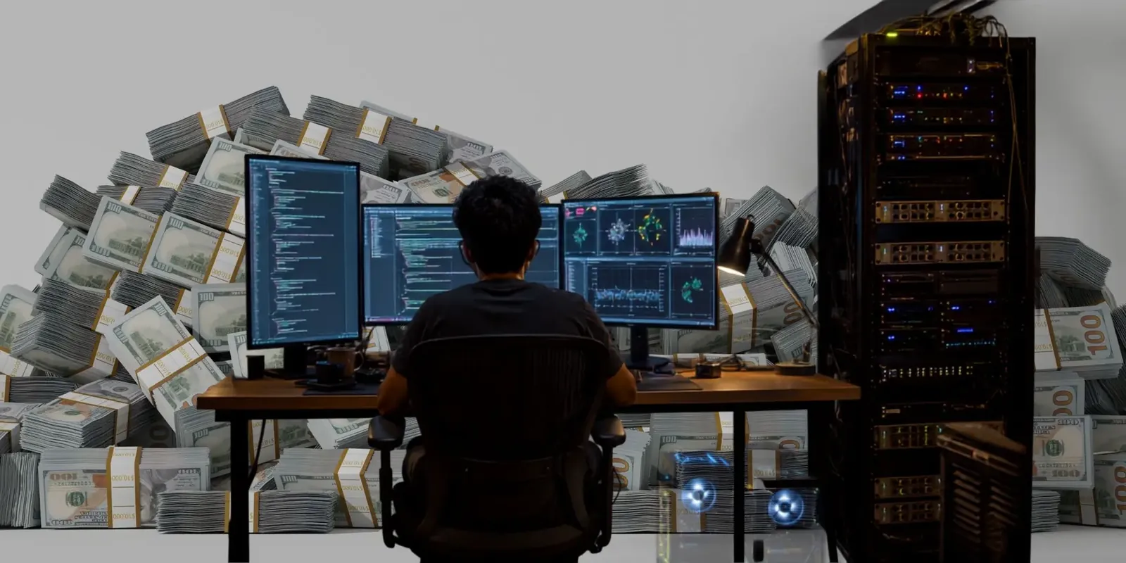 He bought a ₹3.5 lakh bank server. Now he makes ₹27 lakh a month with AI