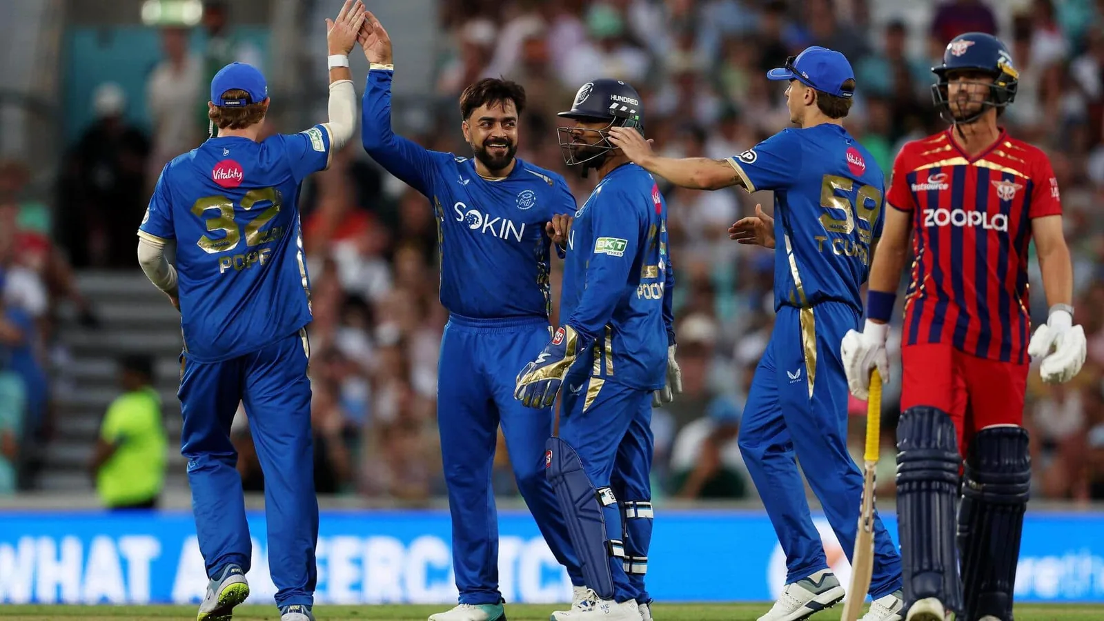 London: Rashid Khan’s five-for secures 45-run victory for MI London