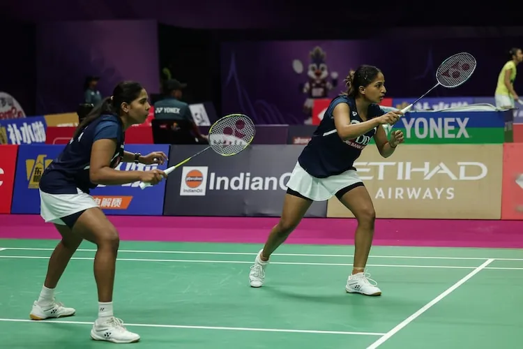 Gayatri Gopichand and Treesa Jolly beat 16th seeds Allison Lee and Lauren Lam. Photo Credits: BAI